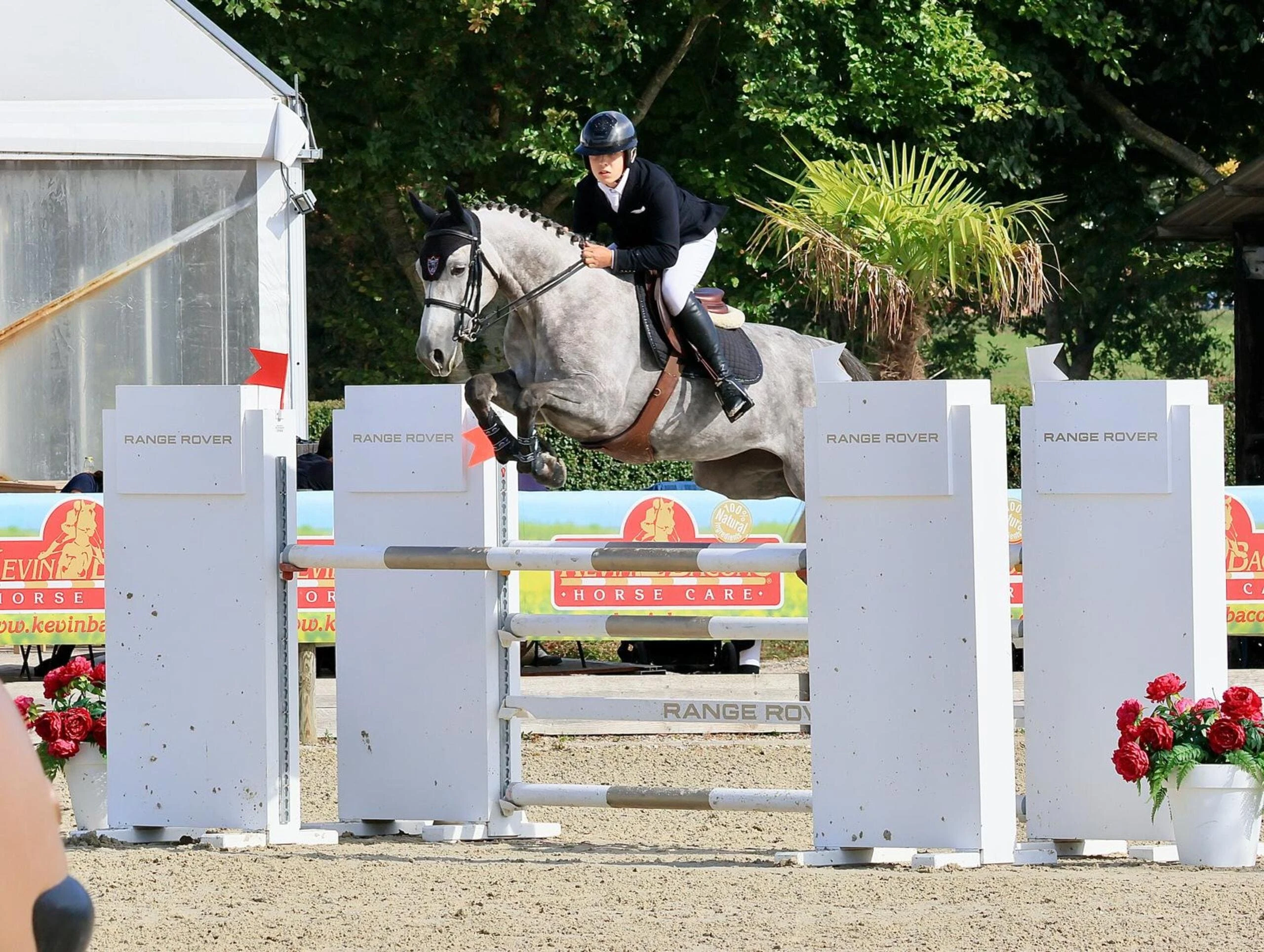 Photo de jules en compétition CSO dans l' Eure