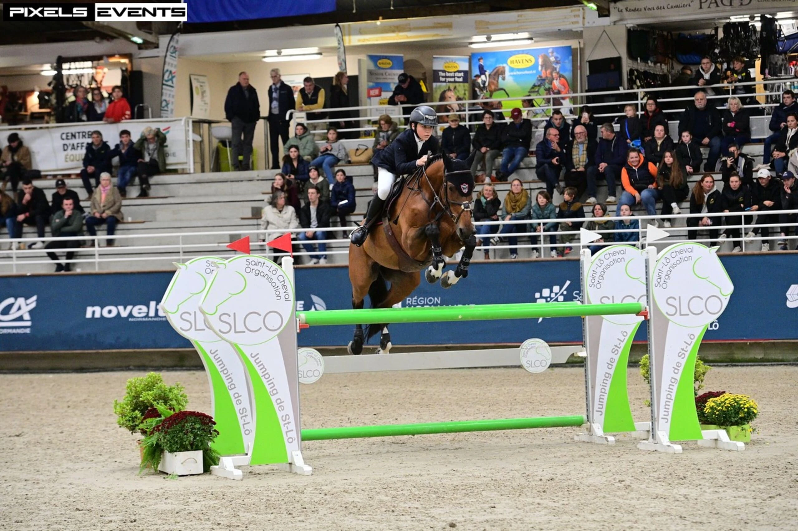 Photo de jules en compétition CSO dans l' Eure